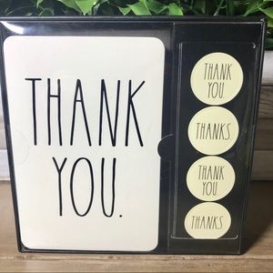 Rae Dunn THANK YOU Note Card Set